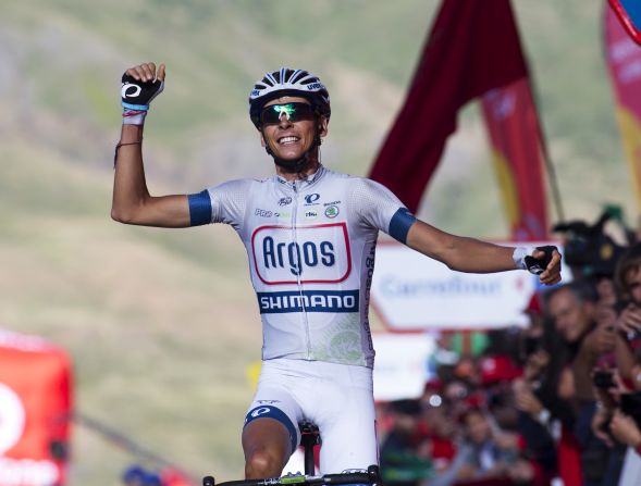 Young French rider Warren Barguil won two stages of last year's Tour of Spain for his Giant-Shinamo team.