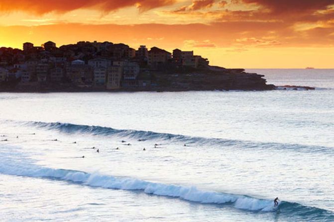 Bondi Beach -- a major cause of Sydney's "sick" days.