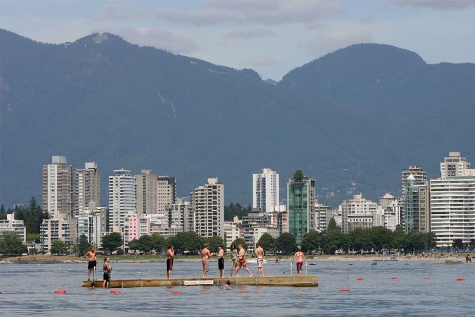 If Vancouver is one the best cities to live, does that make Kitsilano Beach one of the best beaches to play on?