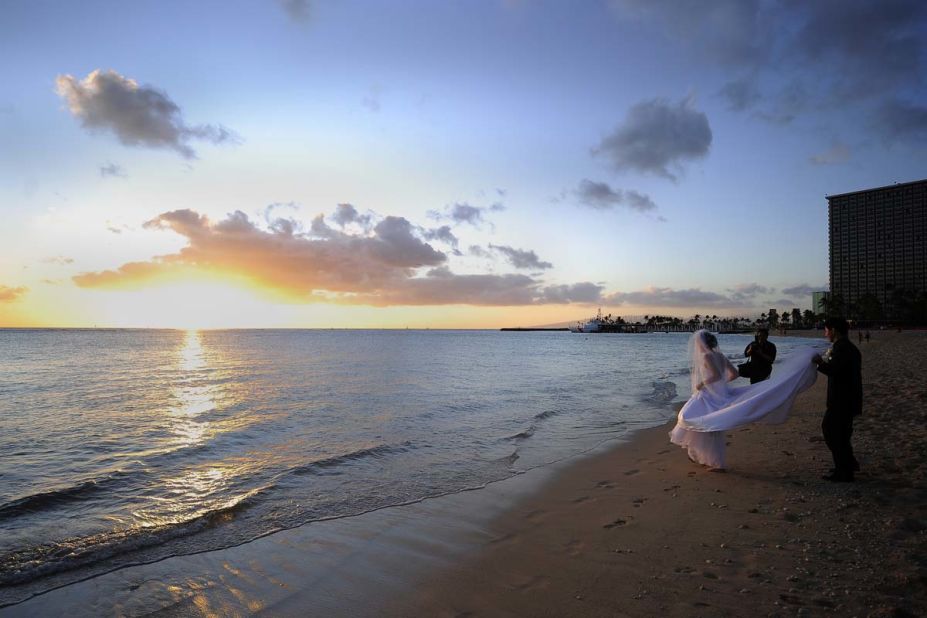 Opted for Hawaii's Waikiki Beach for the wedding? You can stay right where you are for the honeymoon.