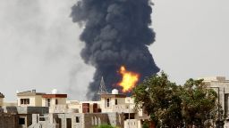 aman tripoli libya oil fire