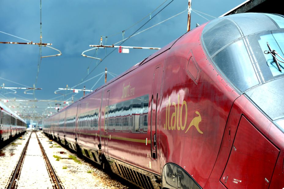 Italy's high-speed Italo trains connect to Florence and can be booked easily using an app and e-booking service.