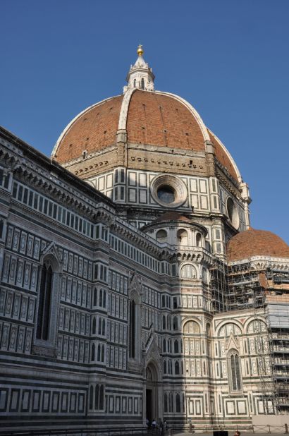 Also worth a look, from both inside and out, the dome of Florence Cathedral was designed in the 15th century by Filippo Brunelleschi.