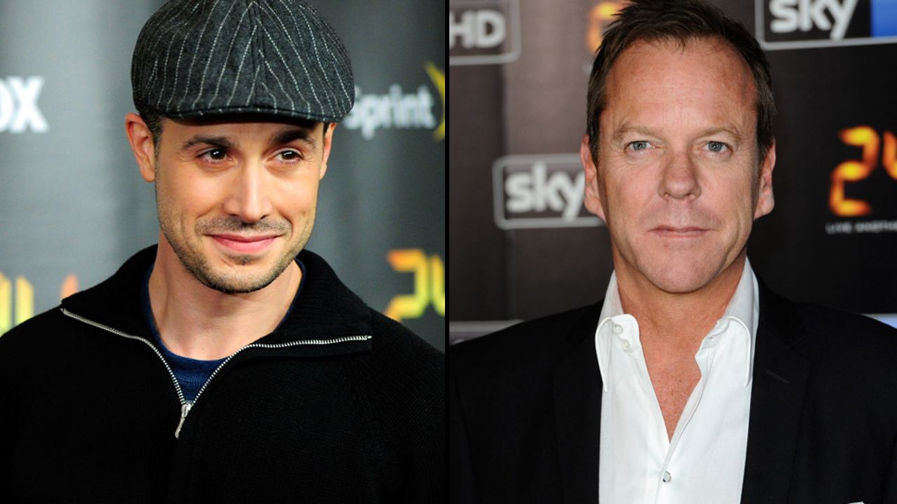 Freddie Prinze Jr. worked with Kiefer Sutherland on the Fox series "24" in 2010 and said his experience with the actor was so horrible, he wanted to quit acting. Yet while Prinze called Sutherland "the most unprofessional dude in the world," Sutherland responded via his rep that he enjoyed working with his former co-star. 