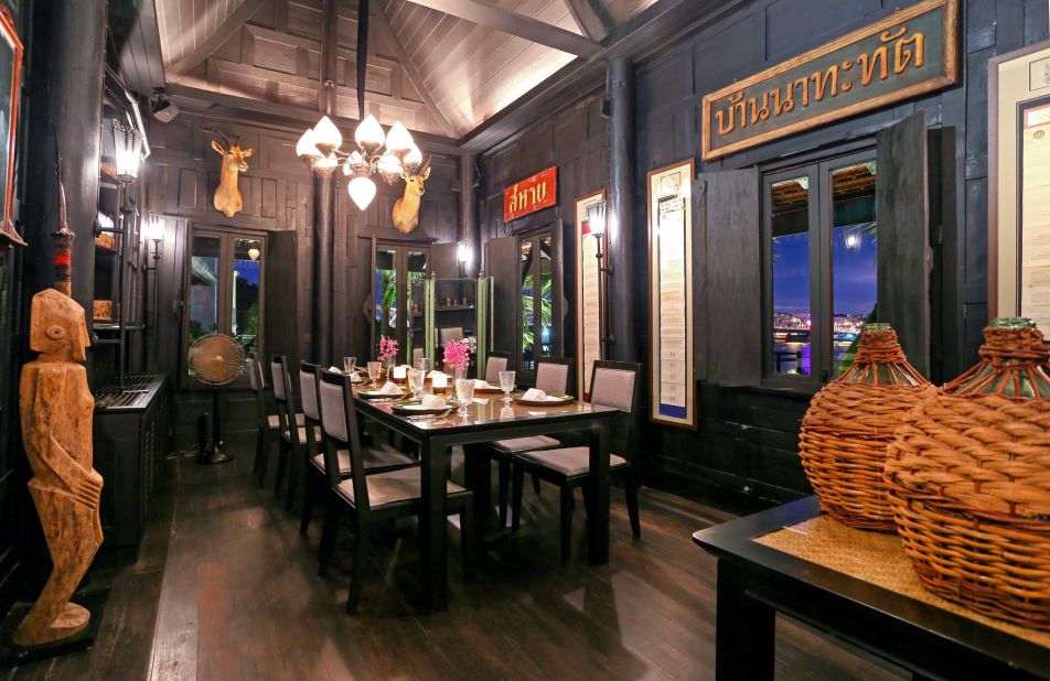 Thai restaurant Chon is one of four teak structures at The Siam that date back at least 150 years. 