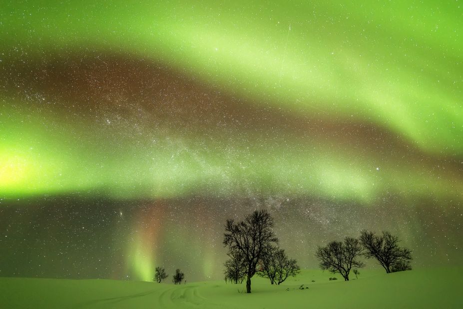 Lighting might be tricky during darker winter months, unless you get lucky with the aurora borealis.