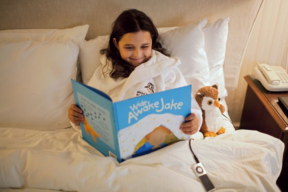 If the bedtime story books provided at the Benjamin don't successfully get the kids to sleep, fear not -- you can also arrange a nap session the next day.