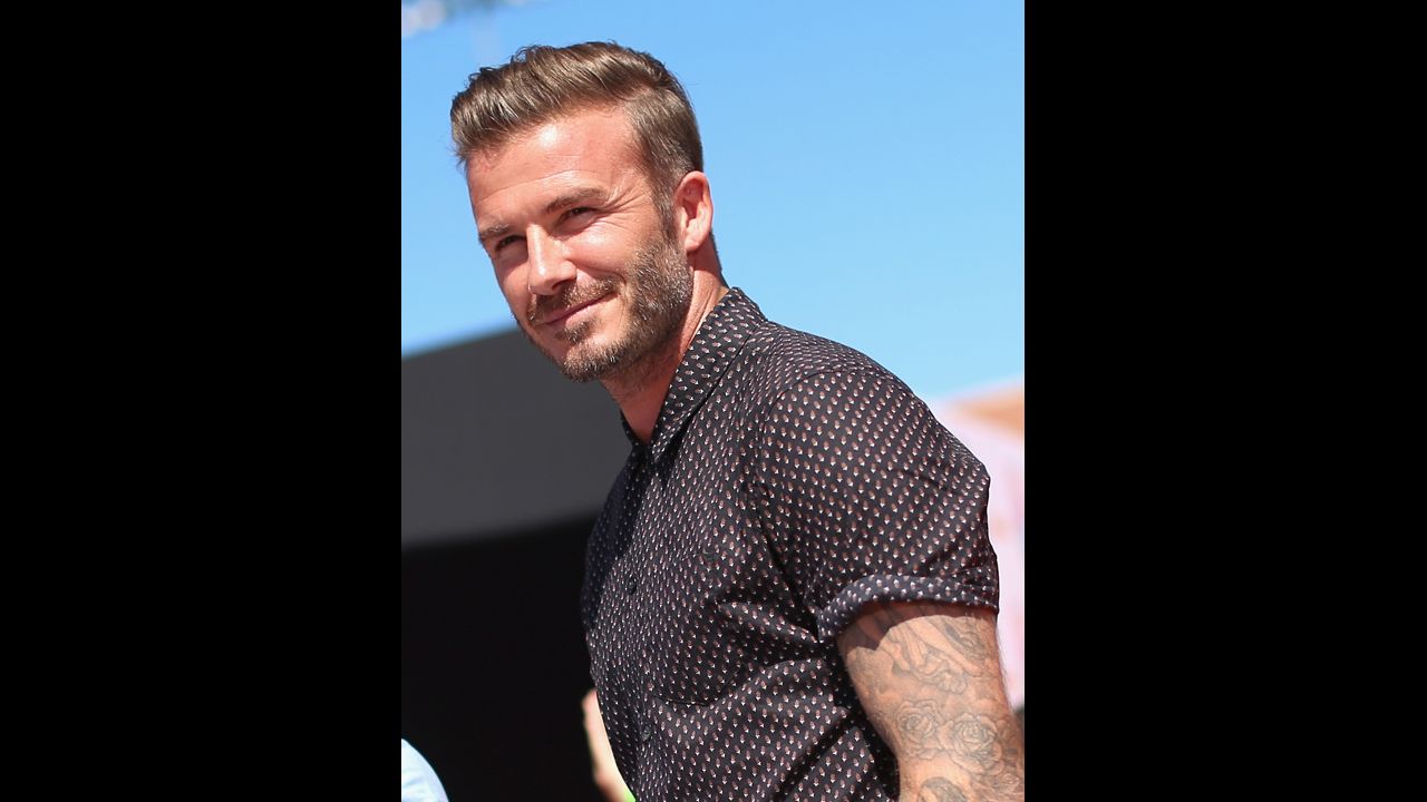 Forget what you've heard about the comb-over. It is an increasingly popular hairstyle among young men and no longer just about covering bald spots, as seen here on David Beckham.