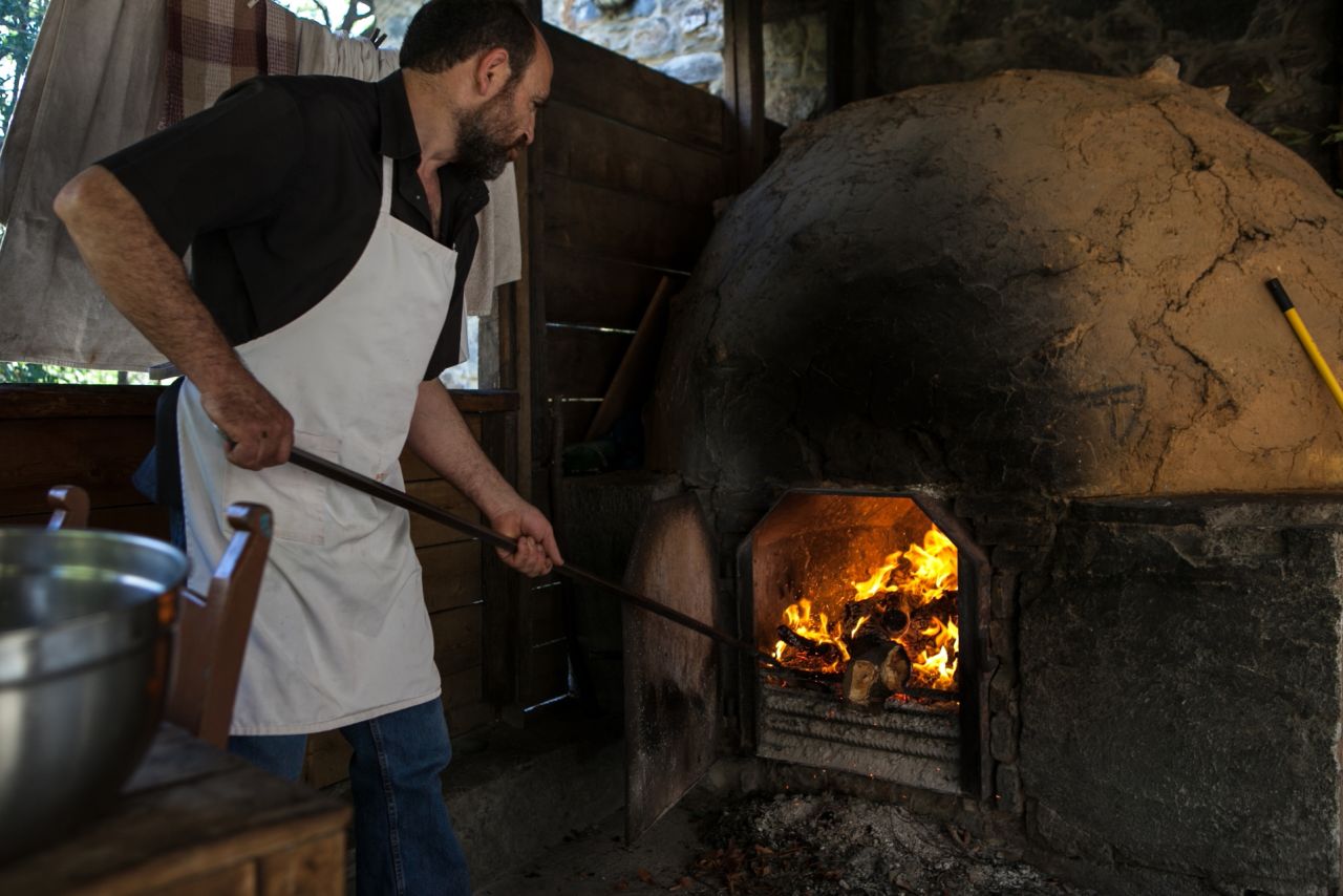 Fired up: Milia Mountain Retreat on Crete.