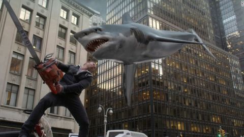 Ian Ziering returns as Fin Shepard in the sequel "Sharknado 2: The Second One."