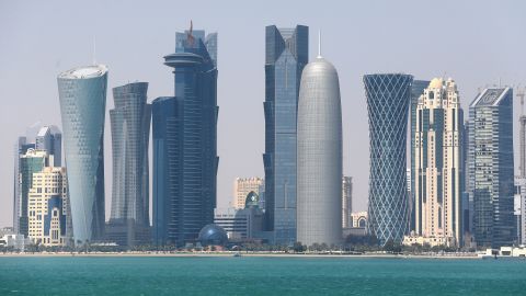 The Qatar skyline on February 20, 2014 in Doha. Qatar's strategy with the Muslim Brotherhood has failed, writes Al Qassemi.