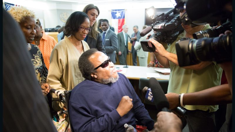 Man exonerated, did not ask for freedom