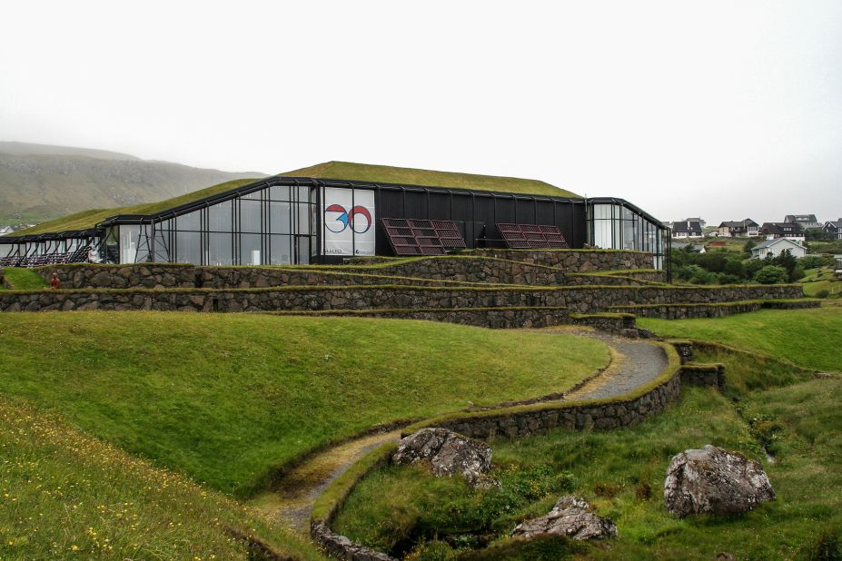 The Nordic House, a national cultural center opened in 1983, also sports a grass roof. The custom of topping houses in such a way used to be common to the whole Scandinavia, but it survives to the largest extent in the Faroe Islands.