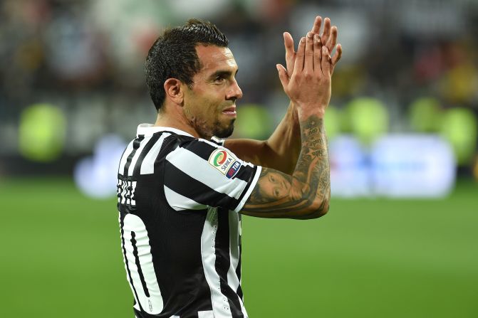 Carlos Tevez scored a fine individual goal of his own against Parma in Serie A to make the list. 