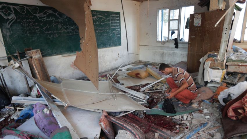 LEAD Gaza UN Shelter hit
