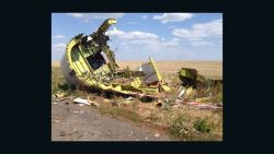 A CNN team accessed the Malaysia Airlines flight 17 (MH17) crash site, July 30, 2014 and found evidence that there are still belongings at the site, including pieces of the plane .