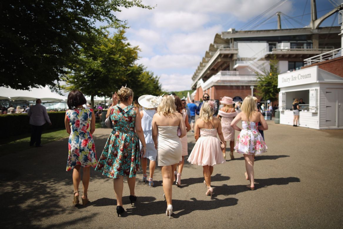 "It's more relaxed than other British racing events such as Royal Ascot," adds Cumani. "But it's equally as fashionable -- you'll see the men in panama hats and women in vintage, floaty dresses."