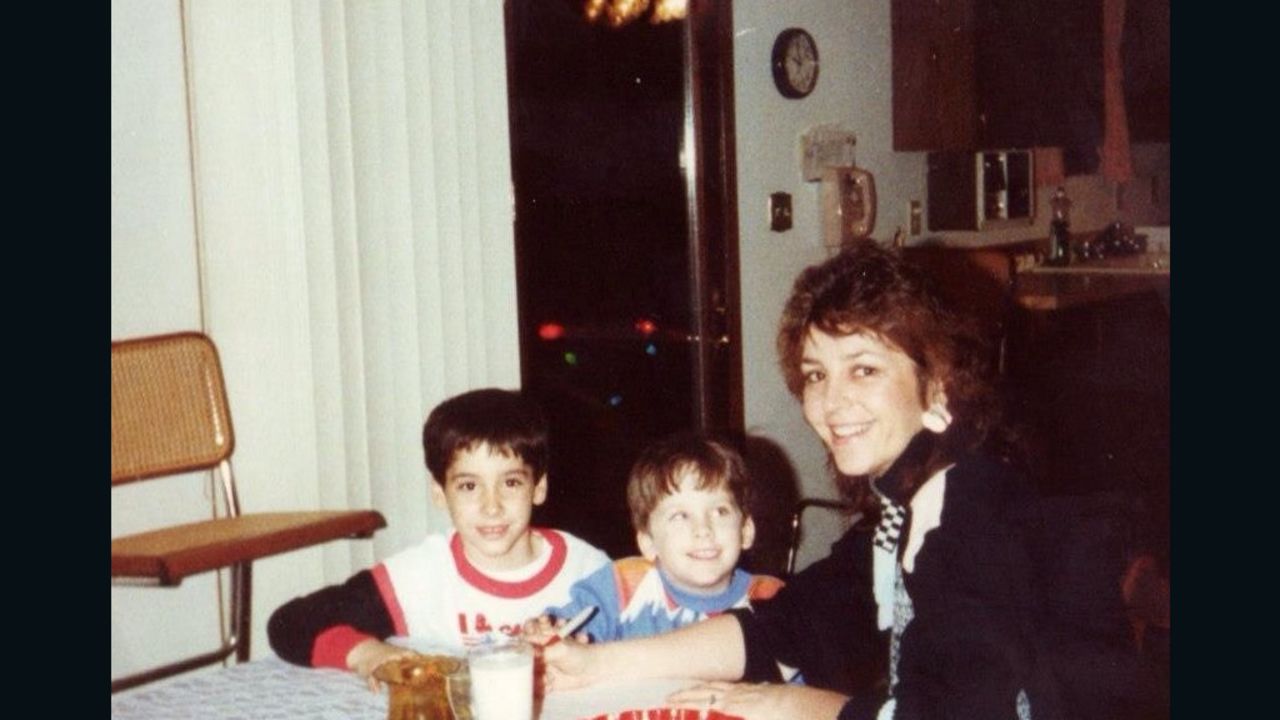 Brenda Stewart with her sons Richard and Jeremy, who both battled addiction and are now doing well.
