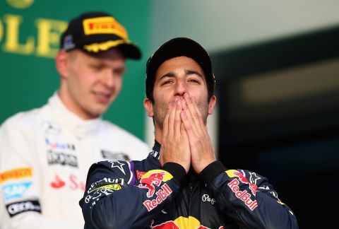 He made a dream start to his Red Bull career as he came second at his home race in Australia, only to see his result scrapped because of a fuel-flow problem with the car.