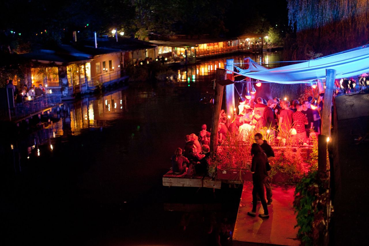 If a city's mental health was determined by how many hours of the week its clubs weren't active, Berlin would be a lunatic in a straightjacket. The city's waterways are lined with "beach" bars, such as Club der Visionare.