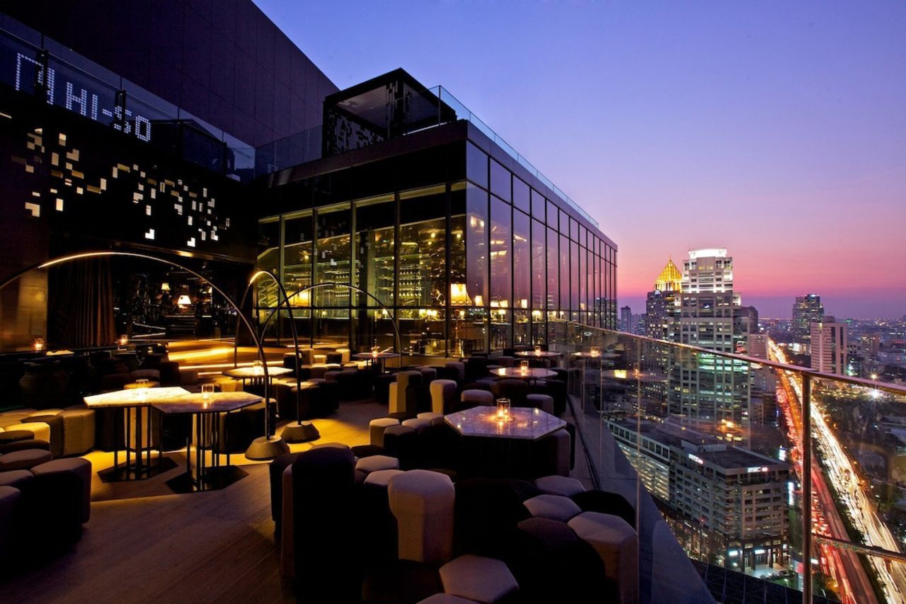 Whether in rooftop bars (like Sofitel So's HISO bar, pictured), dance clubs or trendy pubs, there's quality adventure in Bangkok.