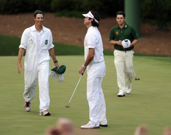 Ted Scott has the task of keeping the notoriously emotional Bubba Watson in check. The 2012 and 2014 Masters champion wears his heart on his sleeve and Scott told CNN: "You don't want him to get too excited, or too mad. It's about trying to watch him and getting back to that middle point where he plays his best."