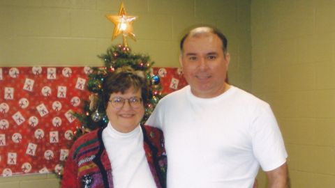 Helen Prejean visits Manuel Ortiz on Louisiana's death row. She believes he is innocent.
