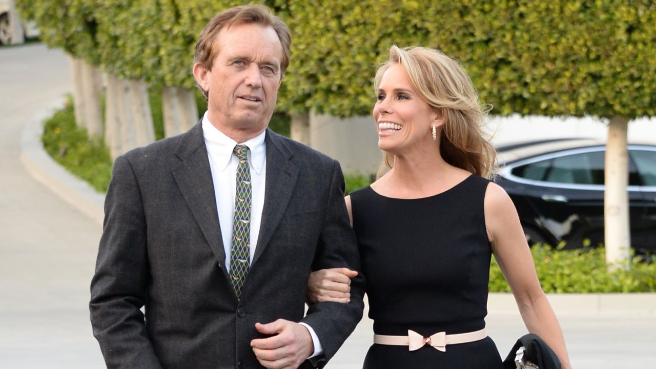 Cheryl Hines and Robert Kennedy Jr. attend an event in Los Angeles in March.