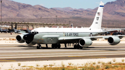 U.S. spy plane RC-135 Rivet Joint