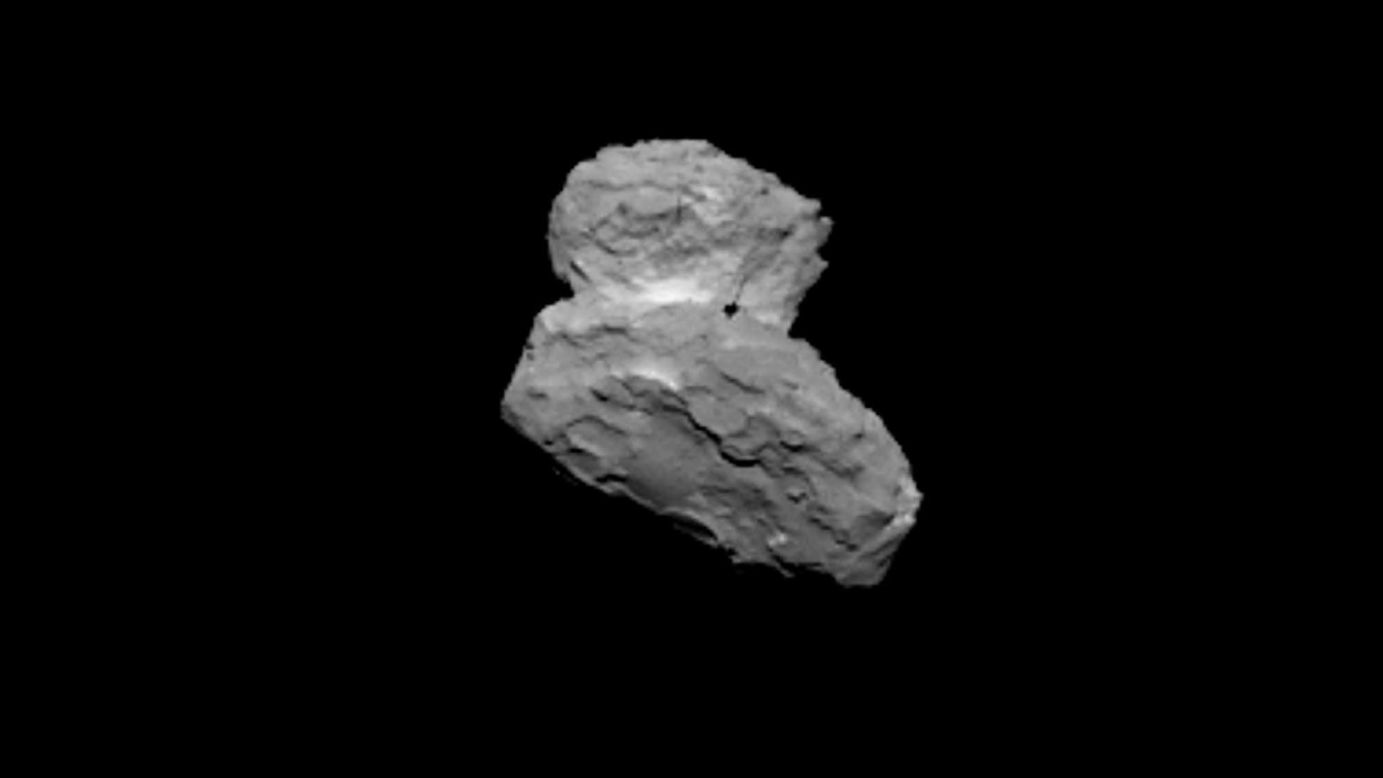 This image of the comet was taken on August 1, 2014, as Rosetta closed in its target.
