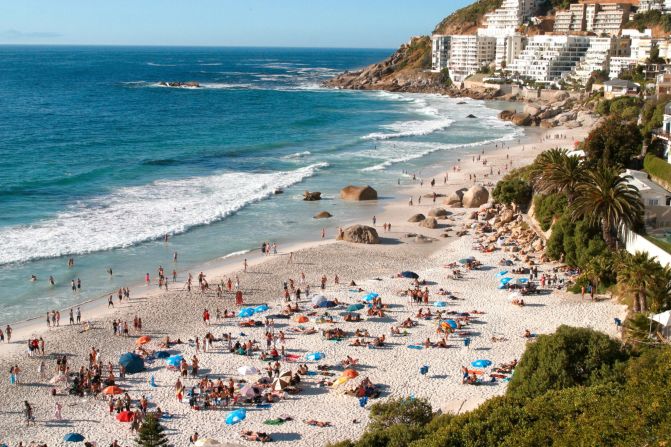 Cape Town, South Africa's Clifton Beaches are popular with locals and visitors. (Editor's note -- an earlier version of this gallery incorrectly identified a photo of nearby Camps Bay as Clifton Beaches. The error has been corrected.)