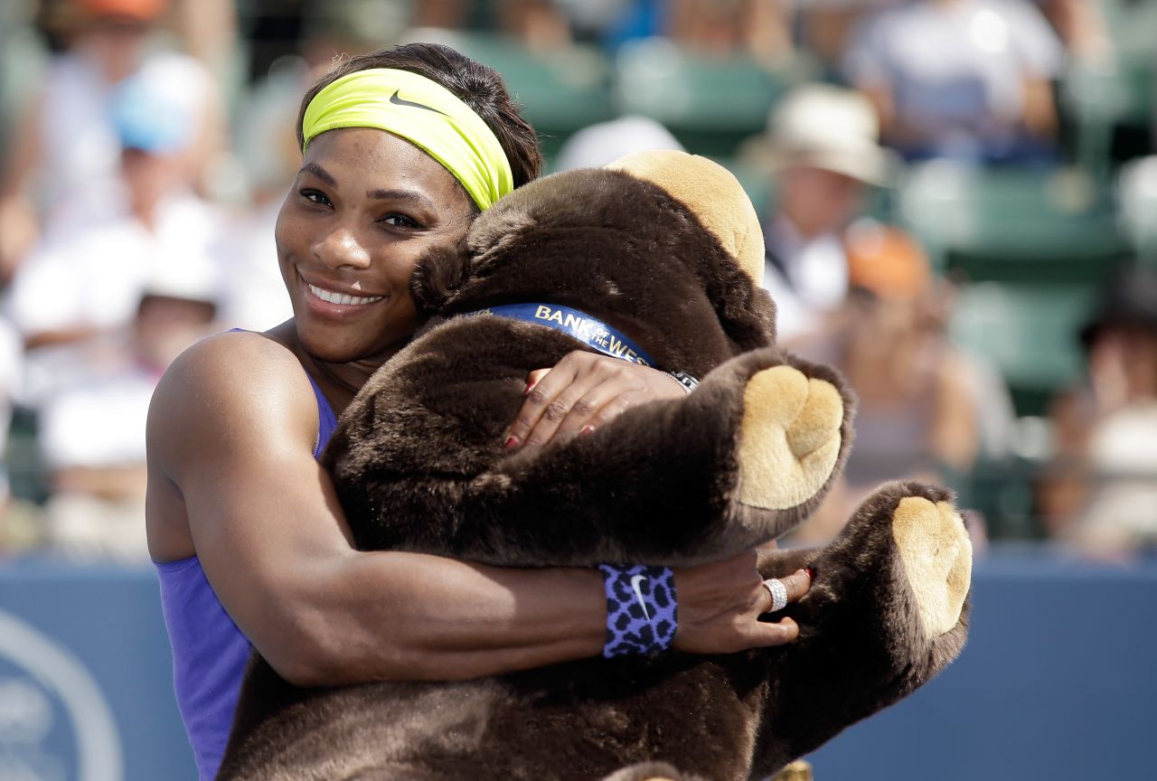 Serena Williams captured the 61st title of her career at the Bank of the West Classic in Stanford, California, and became the fifth women's tennis player to spend 200 weeks or more as world No. 1