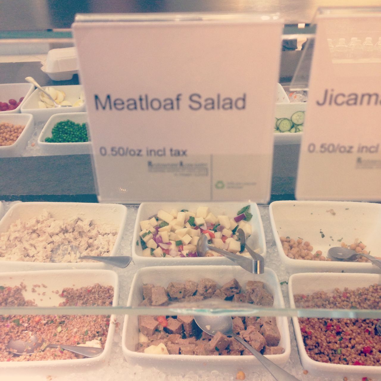 No, seriously, meatloaf salad
