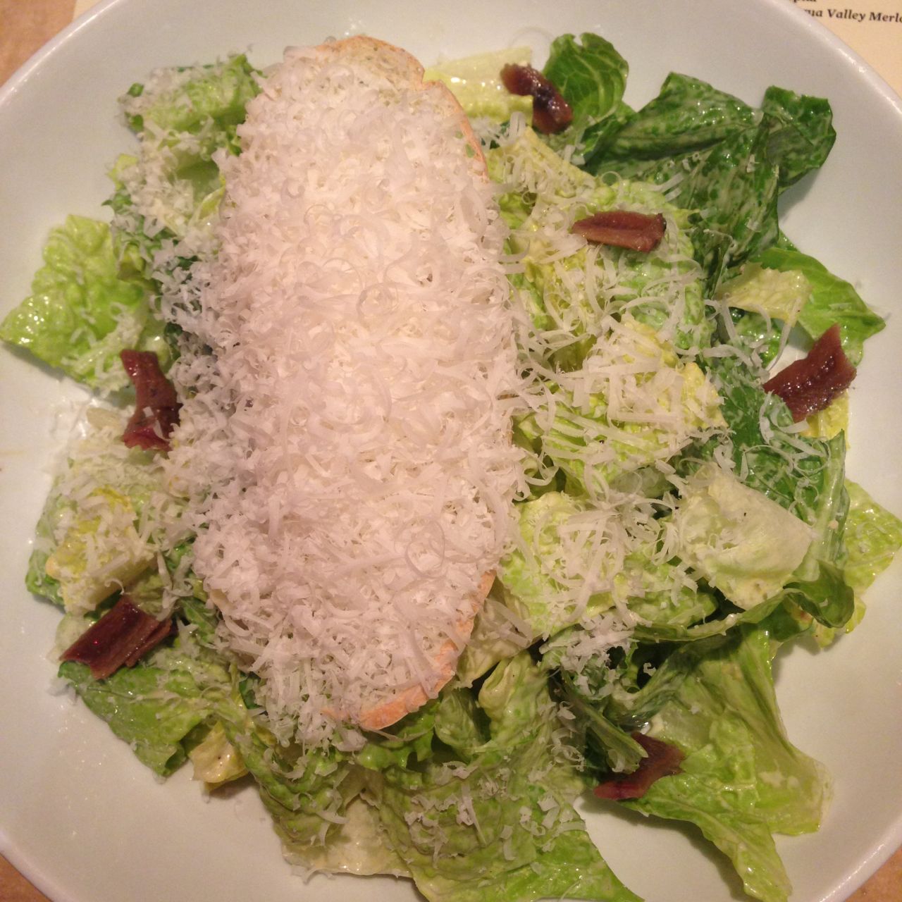 China Poblano, Las Vegas: Ensalada Cesar "Alex Cardini," served in the classic manner, with anchovies, romaine lettuce and Parmesan cheese