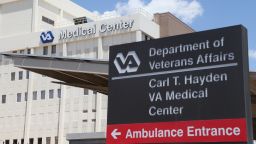 Exterior view of the Veterans Affairs Medical Center on May 8, 2014, in Phoenix.
