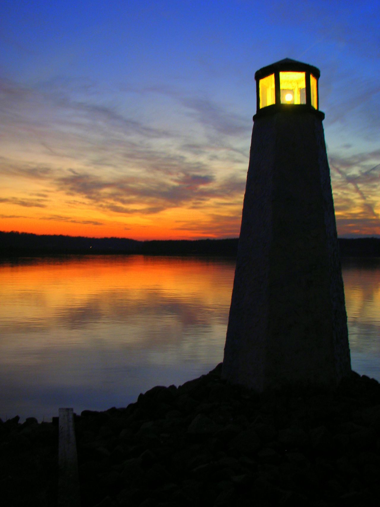 <a href="http://ireport.cnn.com/docs/DOC-798469">Ryan Duckwitz</a>'s beautiful sunset photo of the Lake Anna, Virginia, lighthouse from 2010 was a matter of the right place and right time: "I saw the great lighting and the sun going down so I told my parents to stop to see if I could grab a few quick photos," said the 27-year-old. "I knew that there was a lighthouse where I told my parents to stop, so it turned out to be perfect timing."