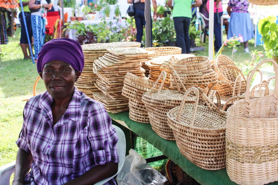 Bridgetown Market is a three-day street fair along Spring Garden Highway featuring local crafts like handwoven baskets and plaintain wine.