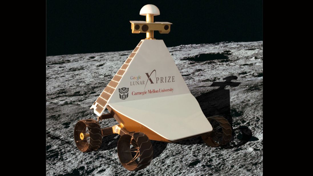 Astrobotic hopes to send its robot, Red Rover, pictured, to the moon on a mission to explore one of more than 200 pits discovered under the lunar surface. The team believes that a large underground cave network might offer a more cost-effective location for human settlement in the future.