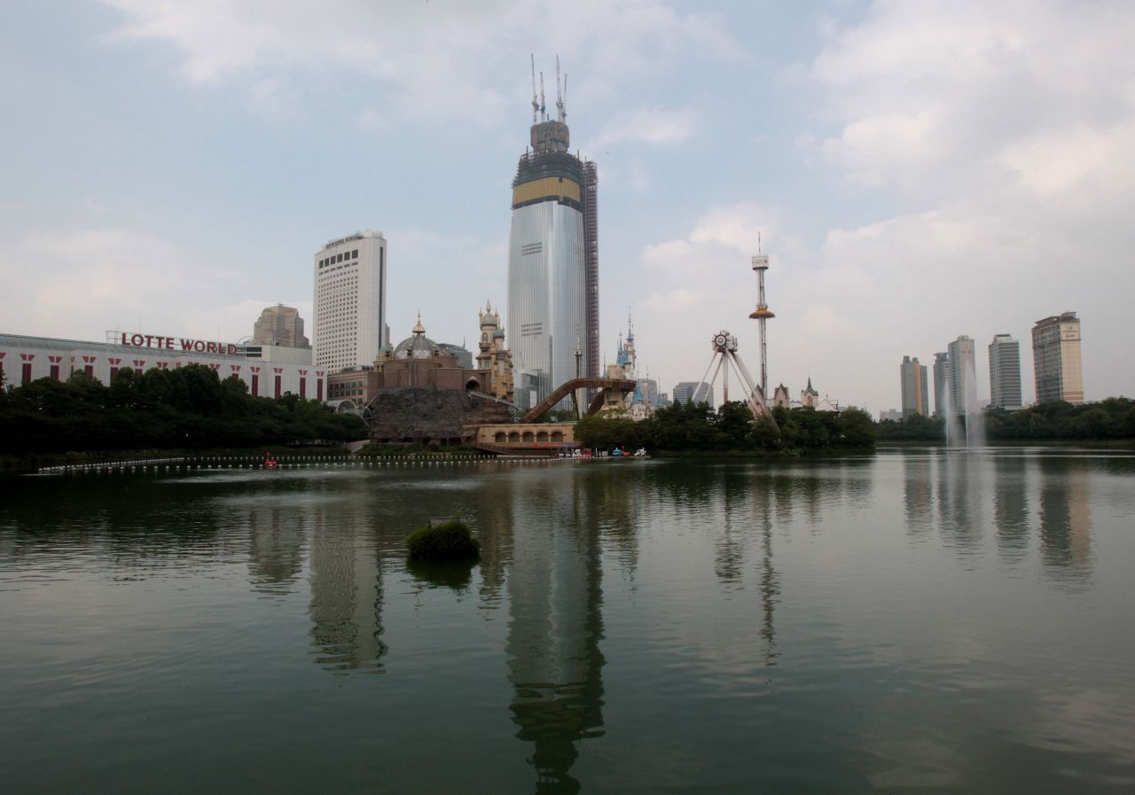 An increasing number of sinkholes have appeared in and around the neighborhood where the Lotte World Tower is being built in Seoul, South Korea. The first one was discovered in June and several others have appeared since then, according to local media reports, causing the construction of what would be Seoul's tallest building to come under scrutiny.