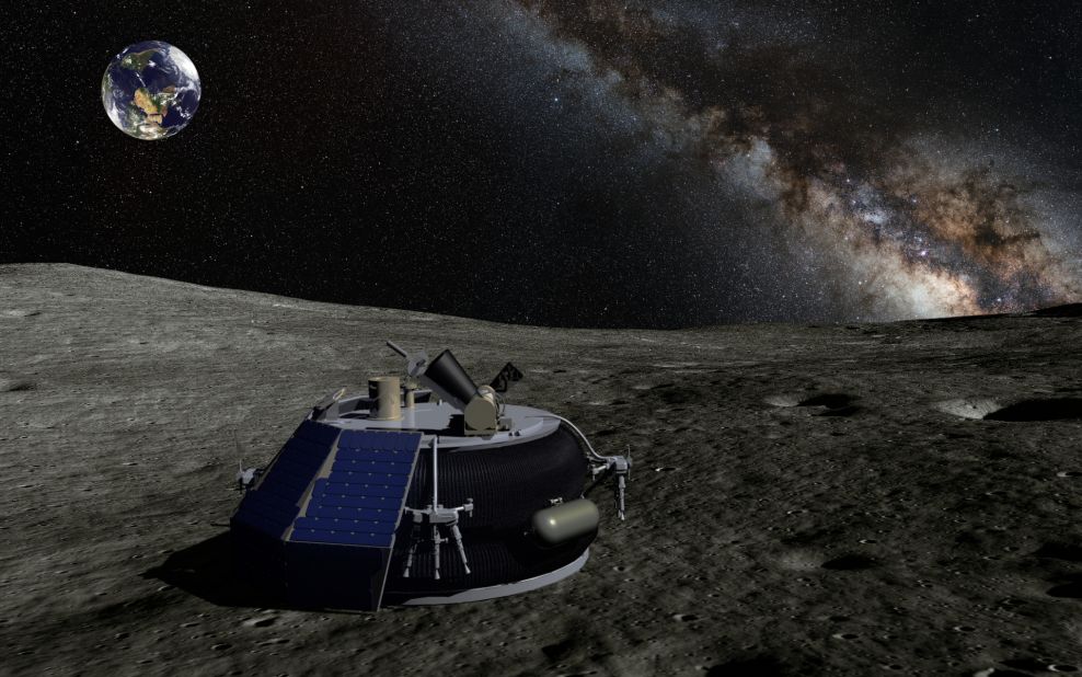 The Moon Express team hopes to take advantage of the moon's environment by sending a "hopper" there. "When you are on the moon you have one sixth gravity and there's no air resistance so we kind of use those to our advantage," said the company's public outreach liaison, Brad Kohlenberg.