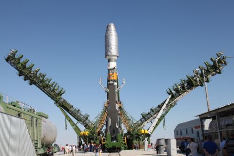 Pictured, the launch of the Earth Observation Satellite Soyuz 2, which is being used by SA Catapult.