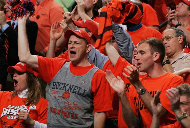 Pennsylvania is well-represented on the list, with Bucknell University coming in at No. 9.