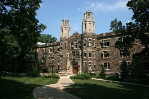 Parties at Pennsylvania's Lehigh University must be a stately affair. The campus is No. 6 on the list.