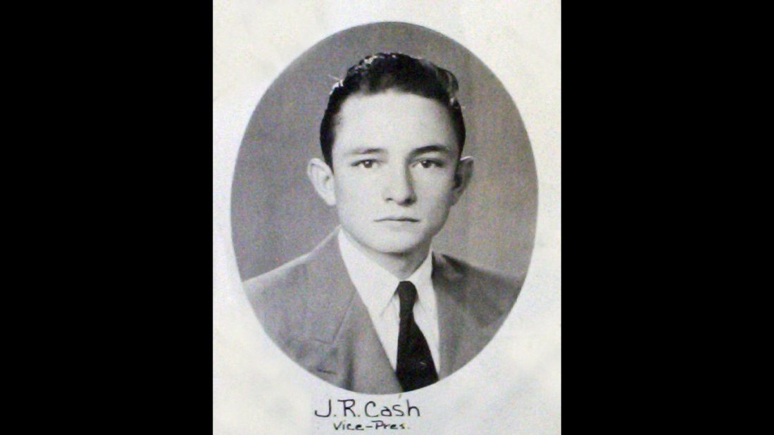 After graduating from high school as the vice president of his class in 1950, Cash left Arkansas to join the Air Force.