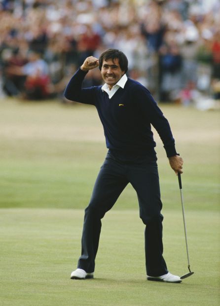 Seve Ballesteros holes his final putt to win the 1984 British Open on the Old Course at St. Andrews, Scotland. "If I had to choose a moment in my 100 majors that still sends shivers down my spine, every time I look at the picture, this would be it," Cannon reflected. "The roar of the crowd went on and on.<br /><br />"The British crowds and I adored Seve," Cannon said of the Spaniard, who won five majors before his death from brain cancer in May 2011. "He was, for sure, the catalyst for the growth of European golf and all that we have witnessed in the past 30 years.<br />"I miss him every day, and to think this moment was captured 30 years ago this year -- it just seems like yesterday."
