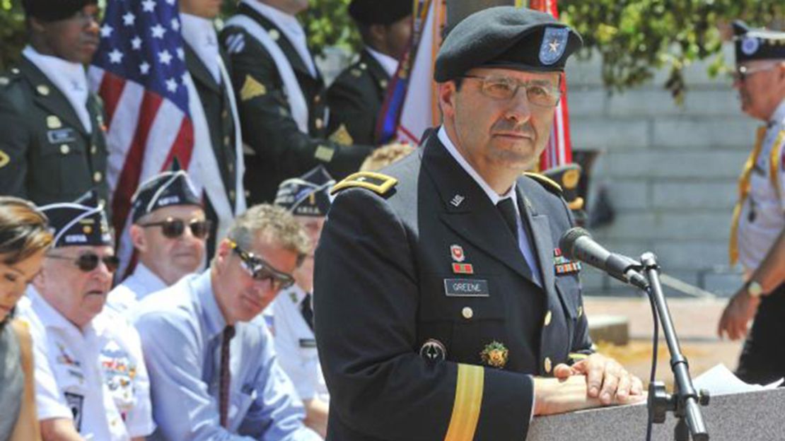 Greene ends command at Natick Soldier Systems Center in 2011.
