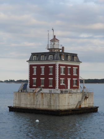 Tom Sterling got something of a ghostly feeling when he visited this lighthouse in Connecticut. "I ride on the New London - Fishers Island ferry, which is a relaxing, 45-minute boat ride, and each trip takes me close to the New London Ledge Lighthouse.".