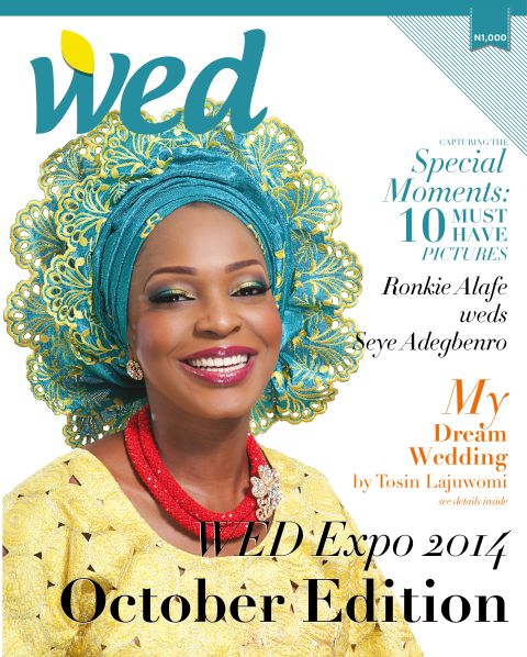 <strong>WED Magazine</strong><br /><br />When several months of meticulous planning culminates in the perfect wedding, many couples want to publicly show off their nuptials in one of Nigeria's many wedding-focused magazines. Hiring a page in WED Magazine, one of Nigeria's most popular bridal publications, costs $1,000, and the minimum a couple can take is four. <br /><br />"It's part of our culture," says Akin Eso, the magazine's publisher. "People want others to see how beautiful their wedding has been -- it's a sign of pride," he adds. "The difference between Nigerian weddings and those abroad is that here people usually live with their parents before getting married, so in a way it's like saying good bye," he says, adding that the booming wedding industry is providing fresh jobs for young people.<br />