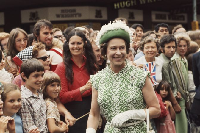 Queen Elizabeth II was warmly greeted by crowds during her Royal Tour of New Zealand in 1977, the year she celebrated her Silver Jubilee.