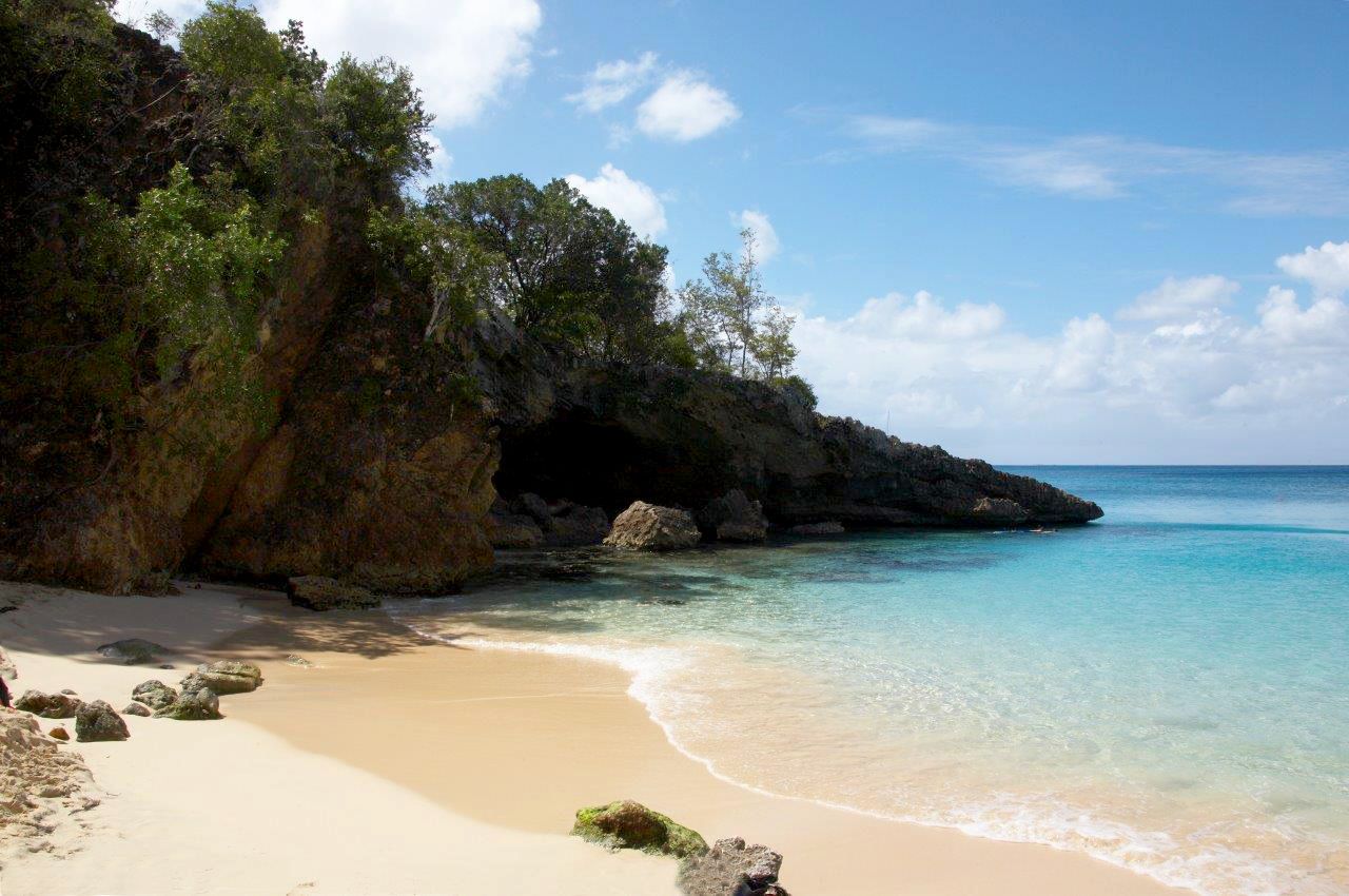 <strong>Shortest international flight: </strong>Another 10 minutes will take you by road from Anguilla's Clayton J. Lloyd International Airport to Little Bay beach (pictured). 